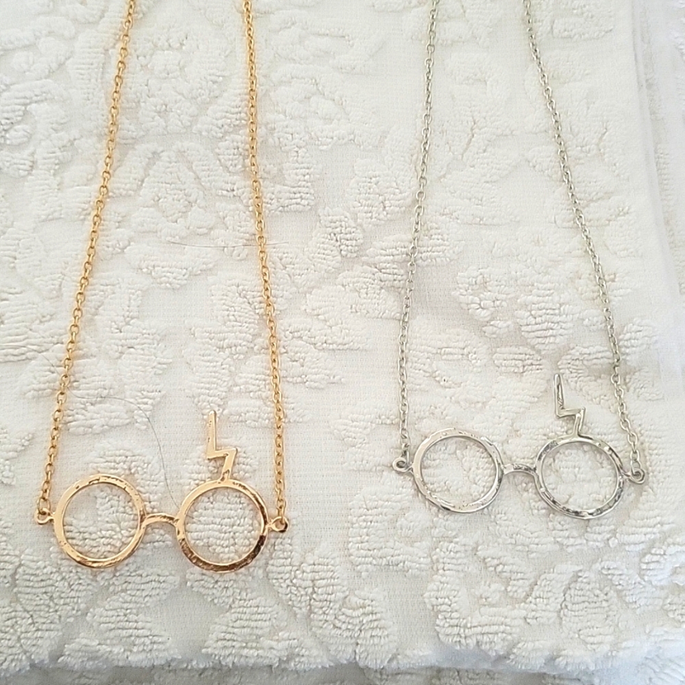 Harry Potter Glasses & Scar Necklaces